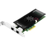 PCIe x4 듀얼 포트 10G 이더넷 네트워크 어댑터 : 넷아케이드