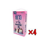 엄지 프리미엄 패드 200매(50매X4개) (아로마향)(1매42g) 국내산 강아지 배변패드 : 달리프로젝트