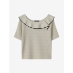 [ZOOC](신세계 사우스시티)넥 프릴 슬림 풀오버 Z252KSK018 : 신세계백화점