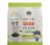 스틱김자반 야채 김대감 어린이용 400g : 식재온