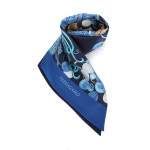 라프리마 페라가모 여성 애니멀 프린트 방도 스카프 32-0972 MARINE BLUE 780205 : 라프리마 LAPRIMA