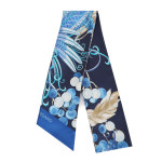 라프리마 페라가모 여성 애니멀 프린트 방도 스카프 32-0972 MARINE BLUE 780205 : 라프리마 LAPRIMA