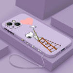 피너츠 스누피 찰리 샐리 브라운 패티 아이폰 호환 16 15 14 플러스 se 케이스 굿즈 iPhone 13 12 11 XS XR X 8 7 Pro Max Plus 미니 액체... 