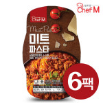 쉐프엠 미트 파스타 230gX6팩/소스/편의점/스파게티 : 바이휴니