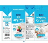 휘핑크림35 무가당 매일유업 1L : 식재온