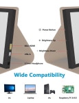 JUN-ELECTRON 7인치 터치 스크린 IPS LCD 디스플레이 미니 HDMI 휴대용 모니터 1024x600 라즈베리 파이/노트북/PC/게임 콘솔용 : 웰로마켓