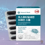 네츄럴메이드 포스파티딜세린 브레인 스톰 1200mg x 60캡슐 은행잎 보습 두뇌건강 : 라이언스푸드