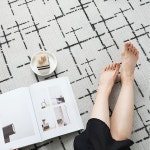 거실  고급 카펫 2025년 신스타일 세척불필요 소파 /테이블 가벼운 매트 : 광해몰