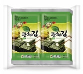올리브녹차김 미니도시락김 광천김 2gx10개 : 식재온