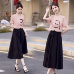 여성 사랑스러운 민소매 트래블룩 원피스  반소매 인사동 개량한복 드레스 세트 MODU2 : 두처리하우스