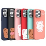 픽스 소프트 젤리 케이스 하이 테디 갤럭시24 23 22 노트20 10 : 풀잎 마켓