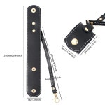 가죽 키 체인 모자 클립 수건 보관 클립 야외 모자 장갑 스카프 가방 키 체인 클립 Brown : 미나미마켓