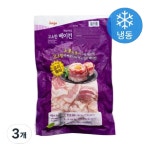 진주햄 매일매일 고소한 베이컨 (냉동) 1kg, 3개 one option : 놀이터유통