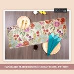 Enliven 엔라이븐 테이블 러너 플로럴 봄 비즈 13x36인치 NR : 은이공트린카