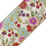 Enliven 엔라이븐 테이블 러너 플로럴 봄 비즈 13x36인치 NR : 은이공트린카