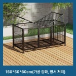 닭장 닭장만들기 대형 철망 실외 양계장 사육장 체인망 방쥐 도장 방부제 검정색 1m : 빈센트25