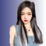 붙임머리 헤어피스 브릿지 부분 가발 : 달콤한손길