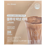 블루샥 피넛 라떼 스틱커피 20입 땅콩 카페라떼 BLU SHAAK : JSKH샵