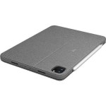 로지텍 Combo 터치 iPad Pro 11인치(1세대 2세대 3세대 4세대 - 2018 2020 2021 2022) 키보드 케이스 분리형 백라이트 클릭 가능한... 