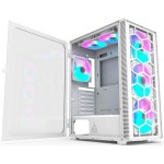 컴퓨터케이스 데스크탑 컴퓨터본체 PC 본체 데스크톱 Montech X3 글래스 미디 타워 DRGB 강화 유리 wei ß : 지원SF