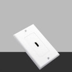 HDMI 월 플레이트 안전한 벽면 젠더 1Port G3138 매립형 벽부 설치 편리한 : 종합선물나라