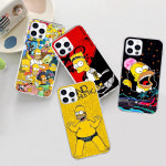 바트 리사 마지 호머 심슨 가족 아이폰 호환 16 15 14 13 se 프로 케이스 굿즈 소프트 XR XS 11 12 미니 플러스 맥스 SJ-71 : 코우리하루