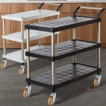 플라스틱 PP 3단 트롤리 와인바퀴 서빙카 특대형 주방xyz023 : 셀러버디P