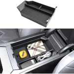 2025년 BMW X3 센터 콘솔 정리함 G4530 xDriveM50 xDrive 내구성이 뛰어난 ABS 플라스틱 및 미끄럼 방지 고무 2025 트레이 삽입물... 