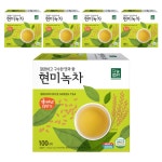 다농원 현미녹차 100티백, 1.3g, 100개입, 5개 : 메이드인해피