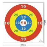 신발던지기과녁 캠핑장 놀거리 장난감 놀이 신발양궁 특대 : 더 플러스몰T