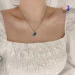 버터플라이목걸이 컬러풀리디자인 써지컬스틸소재 심플나비 포인트 : casualstore1