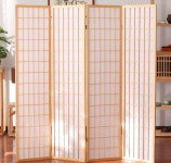 일본식 병풍 가벽 식당 실내 파티션 격자 파티션 한지 나무 A.120cm 44cm 4장 : 중신몰 중국은 신세계