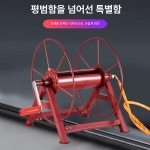 수도관 원예 릴 호스 거치대 정리도구 코일 자동 분무기 100m 코일 호스 본체만 : 소소한행복쇼핑