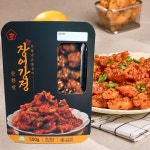 바다장어강정 아구강정 500g 밀키트 홈파티 캠핑 술안주 반찬 고소 담백 쫄깃 식감 간식 : 밀키트센터