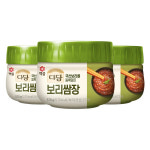 CJ백설 다담 보리쌈장 570g x3개 : 이머트마트