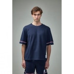 톰브라운 25SS 코튼 럭비 숏 슬리브 티 MJS282A J0199 415 반팔 티셔츠 : 직코골