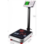 고중량 체중계 사우나 찜질방 전자저울 측정 300kg 150kg (디지털 레드문자) : 남 스토어