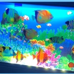 인테리어 LED 무드등 수족관 장식 조명 물멍 소품 : Annabel