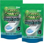 Green Gobbler 그린고블러 백화 제거제 파우더 플런저 변기 막힘 2개입 총 467g DA : 민이공트린카
