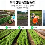 제초 도구 세트 5종 풀뽑는 도구 타프 잔디 잡초 제초 호미 원예세트 제초호미 잡초제거용 원예 제초 호미 : 보스우