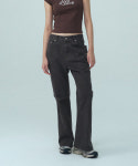 레스트앤레크레이션 WIDE FLARE JEANS - BROWN RR251PT008BR : 버베나월드