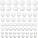 180pcs 세이프티 아이즈 안전 눈과 코를 위한 12mm에서 20mm 플라스틱 세탁기 인형 액세서리 아미구루미스 크로셰 곰 제작 지원 : 하미마켓0