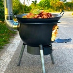 가마솥 화덕 화로대 연탄 아궁이 화로 숯불 야외 시골 불멍 장작 난로 이동식 가정용 : 리빙st