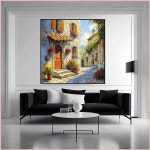 구슬보석십자수 유럽 고전 풍경화 작품 잼보석 대형 비즈 : 잼보석십자수 2