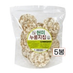 소담푸드 현미 누룽지칩 어린이 어르신 영양 간식 200g 5봉 : 일동상사