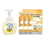 아이깨끗해 순향 폼 핸드솝 250ml 1개+리필 200ml 3개 : 월드블루