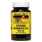 네이쳐스블렌드 Evening Primrose Oil 여성용 달맞이꽃 종자유 오일 500mg 90 소프트젤 1팩C : 해피건강헌팅