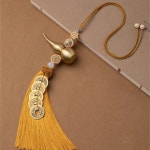 돈 들어오는 황동 운수대통 호리병 엽전 키링 재물운 행운 엽전 액막이 개업 선물 집들이 선물 풍수소품 오제전 걸이 : 고려차우