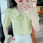 정장 시원 커버업 남방 면접 코디 면혼방 데일리 여자 화이트 여성 셔츠 : 김앤구