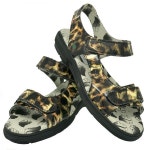 [관부가세포함] 그린leaf 여성용 새 골프 샌들 G2087 레오파드 프린트 : 쿠지 스토어